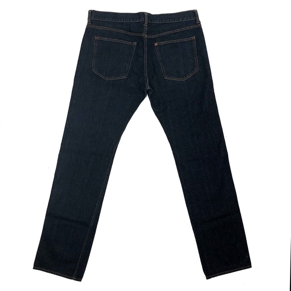 H&M Straight Regular Waist Blue Denim Jeans - Picture 4 of 6